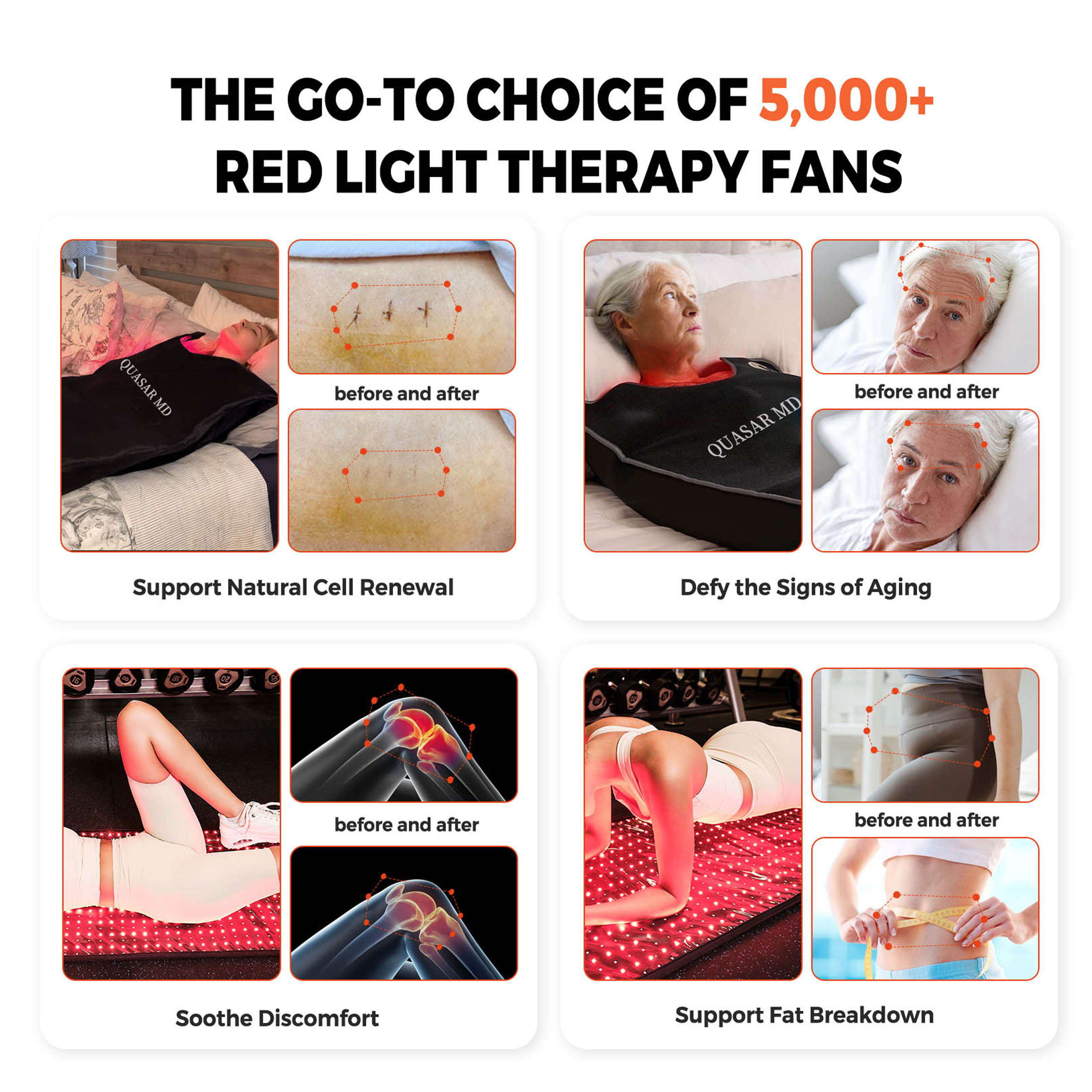 Quasar MD red light therapy full body mat