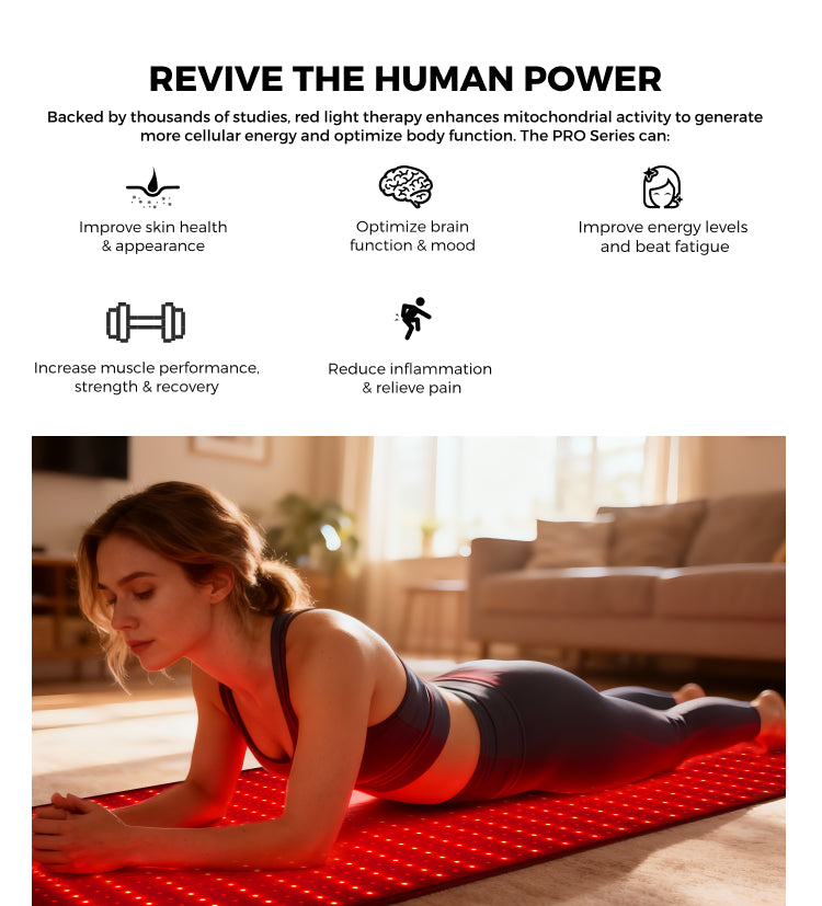 Quasar MD Infrared Mat | Red Light Therapy | body recovery at home