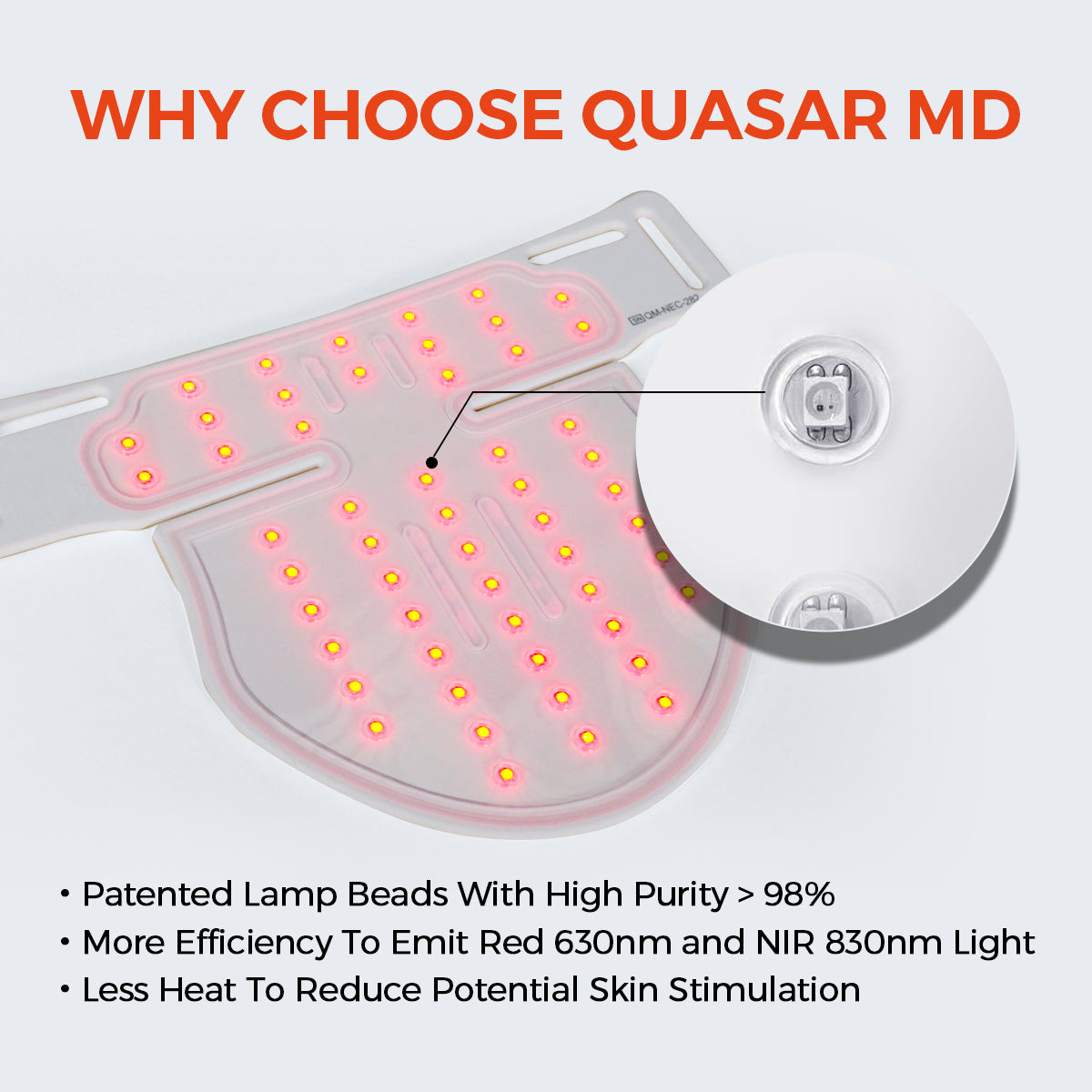 Quasar popular MD Plus red light therapy device