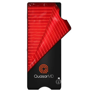 QuasarMD red LED light therapy device for at-home skin treatment and anti-aging