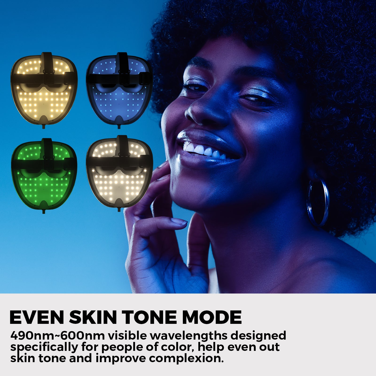 Quasar MD LED 3D Face Mask | Anti-Ageing