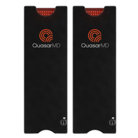 QuasarMD LED light therapy devices with red LEDs for at-home skin treatment